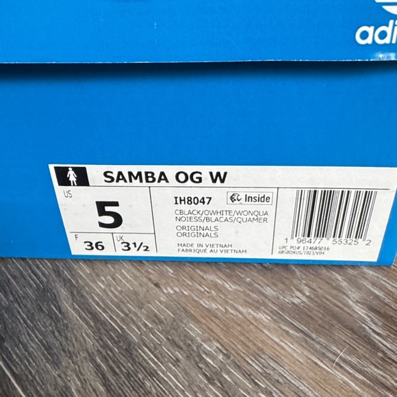 Adidas Samba OG Women\'s Sneakers with Pink Ribbon Laces Size 5